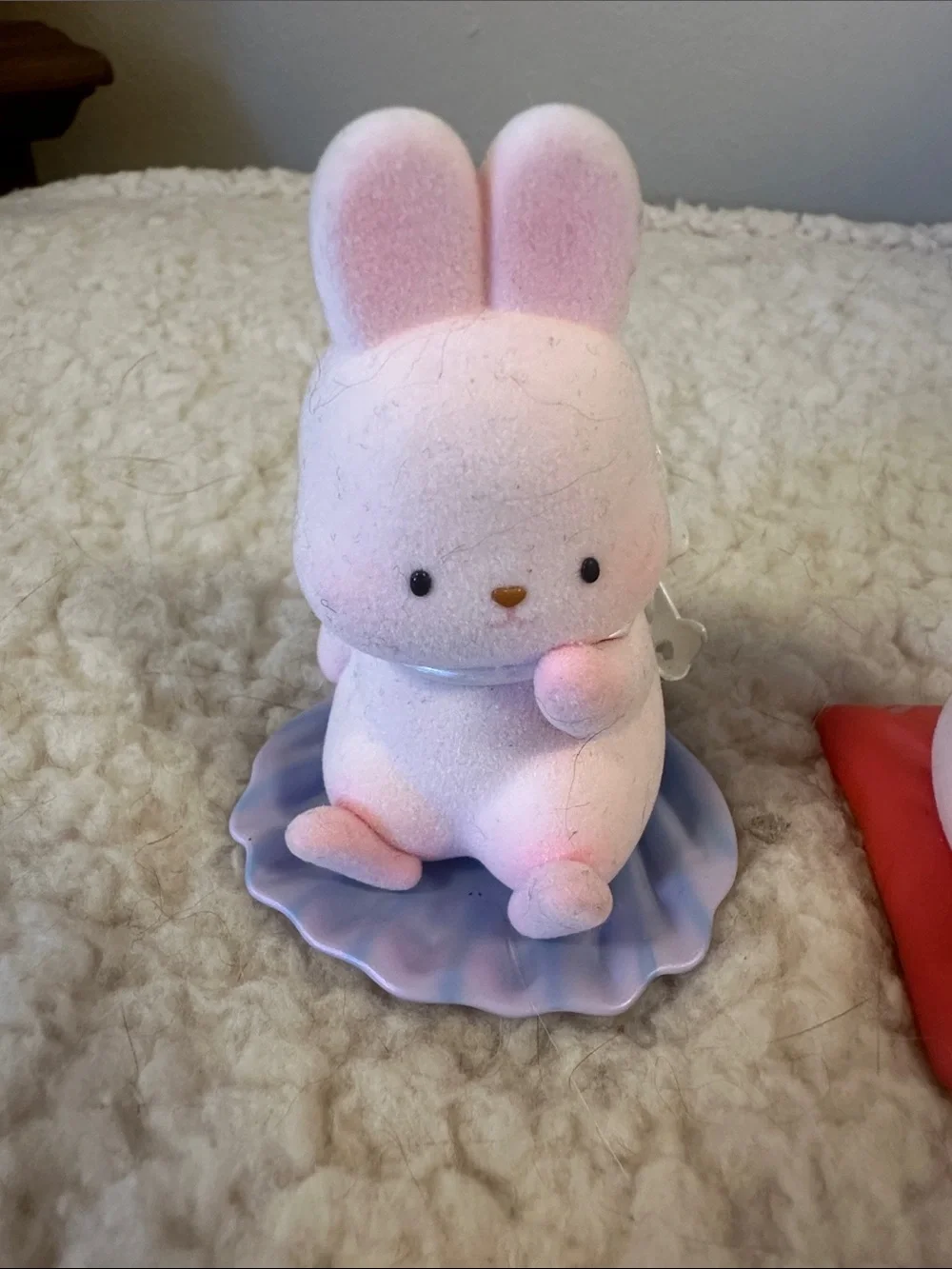 Funism Momo Pink Bunny Figurine Set - Decorative Collectible pre-owned